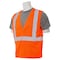 Deltaplus Safety Vest, Economy, Hi-Viz, Orange, M 61433 - alternate 3