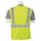 Deltaplus Safety Vest, Zippered, Hi-Viz, Lime, 2XL WEL61650HL2X - alternate 2
