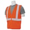 Deltaplus Safety Vest, Mesh, Hi-Viz, Orange, 4XL 61458 - alternate 3
