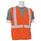 Deltaplus Safety Vest, Mesh, Hi-Viz, Orange, 4XL 61458 - alternate 4