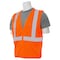 Deltaplus Safety Vest, Mesh, Hi-Viz, Orange, 3XL 61457 - alternate 3