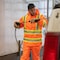 Tough Duck Rain Jacket, Polyester, Polyurethane, Class 3 Type R, Orange, M S37211 - alternate 4