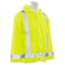 Deltaplus Hi-Vis Oversized Rain Jacket, Polyester/Polyurethane Coating, High Visibility Lime, M/L WEL61495HLLG - alternate 4