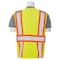 Deltaplus Vest, Hi-Viz, Lime, Contrasting Trim, 2XL 14608 - alternate 4