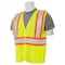 Deltaplus Vest, Hi-Viz, Lime, Contrasting Trim, 2XL 14608 - alternate 3