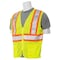 Deltaplus Vest, Hi-Viz, Lime, Contrasting Trim, L 61816 - alternate 3