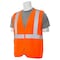 Deltaplus Safety Vest, Woven Oxford, HiViz, Orange, XL 61721 - alternate 2