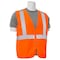 Deltaplus Safety Vest, Woven Oxford, HiViz, Orange, XL 61721 - alternate 4