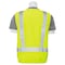 Deltaplus Safety Vest, Zipper, Hi-Viz, Lime, M WEL61200HLMD - alternate 4