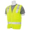 Deltaplus Safety Vest, Zipper, Hi-Viz, Lime, M WEL61200HLMD - alternate 3
