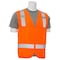 Deltaplus Safety Vest, Zipper, Hi-Viz, Orange, L 61209 - alternate 3