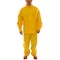 Tingley Rain Suit, Heavy Duty PVC, 10.5 mil Thick, Snap-On (Included), Yellow, M S56307 MD - alternate 2