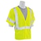 Deltaplus Safety Vest, Reflective Trim, HiViz, Lime, M 14550 - alternate 4