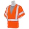 Deltaplus Safety Vest, No Pockets, Hi-Viz, Orange, M 14558 - alternate 4