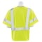 Deltaplus Safety Vest, Mesh, Hi-Viz, Lime, XL 61889 - alternate 3
