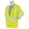 Deltaplus Safety Vest, Mesh, Hi-Viz, Lime, XL 61889 - alternate 2