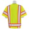 Deltaplus Safety Vest, Mesh, Solid, Hi-Viz, Lime, XL 65042 - alternate 4