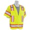 Deltaplus Safety Vest, Mesh, Solid, Hi-Viz, Lime, XL 65042 - alternate 3