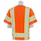 Deltaplus Safety Vest, Mesh, Solid, Hi-Viz, Orange, 3XL 65052 - alternate 2