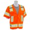 Deltaplus Safety Vest, Mesh, Solid, Hi-Viz, Orange, 3XL 65052 - alternate 3