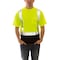 Tingley Job Sight Class 2 Black Front T-Shirt, Class 2, Type R, Birds Eye Polyester, Yellow/Black, M S75122 - alternate 1