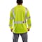Tingley High Visibility T-Shirt, 3, R, Polyester, Green/Yellow, S S75522 - alternate 4