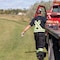 Tough Duck High Visibility Bib Overalls, Black, 30" Inseam, M S87611 - alternate 2