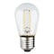 Satco 1W S14 LED Light Bulb - Medium Base - Clear Finish S9807 - alternate 1