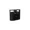 Rubbermaid Commercial Resist(R) 46 gal Oval Outdoor Can, Black, None, Metal, 24 1/4 in 2184980 - alternate 1