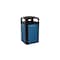 Rubbermaid Commercial Landmark Series(R) 50 gal Square Outdoor Can, Black, None, Plastic, 26 in FG397500BLA - alternate 2