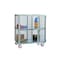 Little Giant Visible Contents Mobile Storage Locker, Overall Width: 39" SC36606PPY - alternate 2