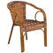 Flash Furniture Brown Rattan Patio Chair with Dark Red Frame SDA-AD632009D-1-GG - alternate 5