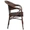 Flash Furniture Cocoa Rattan Patio Chair w/ Bamboo-Aluminum Frame SDA-AD642003R-1-GG - alternate 7