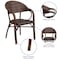 Flash Furniture Cocoa Rattan Patio Chair w/ Bamboo-Aluminum Frame SDA-AD642003R-1-GG - alternate 2