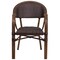 Flash Furniture Dark Brown Rattan Patio Chair with Red Frame SDA-AD642003R-2-GG - alternate 6