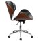 Flash Furniture Contemporary Chair Mid-Back Exec Chair, Black/Walnut, 17" to 20" Height SD-SDM-2240-5-BK-GG - alternate 6