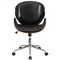 Flash Furniture Contemporary Chair Mid-Back Exec Chair, Black/Walnut, 17" to 20" Height SD-SDM-2240-5-BK-GG - alternate 9
