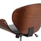 Flash Furniture Contemporary Chair Mid-Back Exec Chair, Black/Walnut, 17" to 20" Height SD-SDM-2240-5-BK-GG - alternate 10