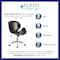 Flash Furniture Contemporary Conference Office Chair, Black Back, 21-1/2 in W 26" L 32" H, Leather Seat SD-SDM-2240-5-MAH-BK-GG - alternate 7