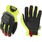 Mechanix Wear Hi-Vis Cut Resistant Gloves, Cut Level A4 , Uncoated , XL 1 PR SFF-X91-011 - alternate 1