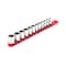 Tekton 3/8 Inch Drive 12-Point Socket Set with Rail, 12-Piece (8-19 mm) SHD91104 - alternate 1