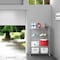 Seville Classics Steel Wire Shelving, 4 Tier, Chrome, 14 in D, 36 in W, 54 in H, Chrome-plated SHE15387B - alternate 3