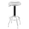 Seville Classics Work Stool, Pneumatic Stainless Steel SHE18292 - alternate 1