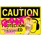 Vestil SIGN-CAUTION-01, 20.5X14.5 ALUM COMP .130 SI-C-01-E-AC-130-S