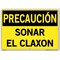 Vestil SIGN-CAUTION-03, 20.5X14.5 ALUM COMP .130 SI-C-03-E-AC-130-S
