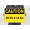 Vestil SIGN-CAUTION-05, 20.5X14.5 ALUM COMP .130 SI-C-05-E-AC-130-S