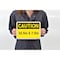 Vestil Vinyl Label Sign, 7-1/2" H, 10-1/2" W, Vinyl Label, Rectangle, English, SI-C-35-A-LB-011 SI-C-35-A-LB-011 - alternate 2