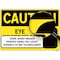Vestil Vinyl Label Sign, 7-1/2" H, 10-1/2" W, Vinyl Label, Rectangle, English, SI-C-35-A-LB-011 SI-C-35-A-LB-011 - alternate 6