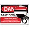 Vestil Aluminum Composite Sign, 9-1/2" H, 12-1/2" W Rectangle, SI-D-21-B-AC-130 SI-D-21-B-AC-130 - alternate 7