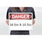 Vestil Aluminum Composite Sign, 10-1/2" H, 14-1/2" W Rectangle, SI-D-21-C-AC-130 SI-D-21-C-AC-130 - alternate 3